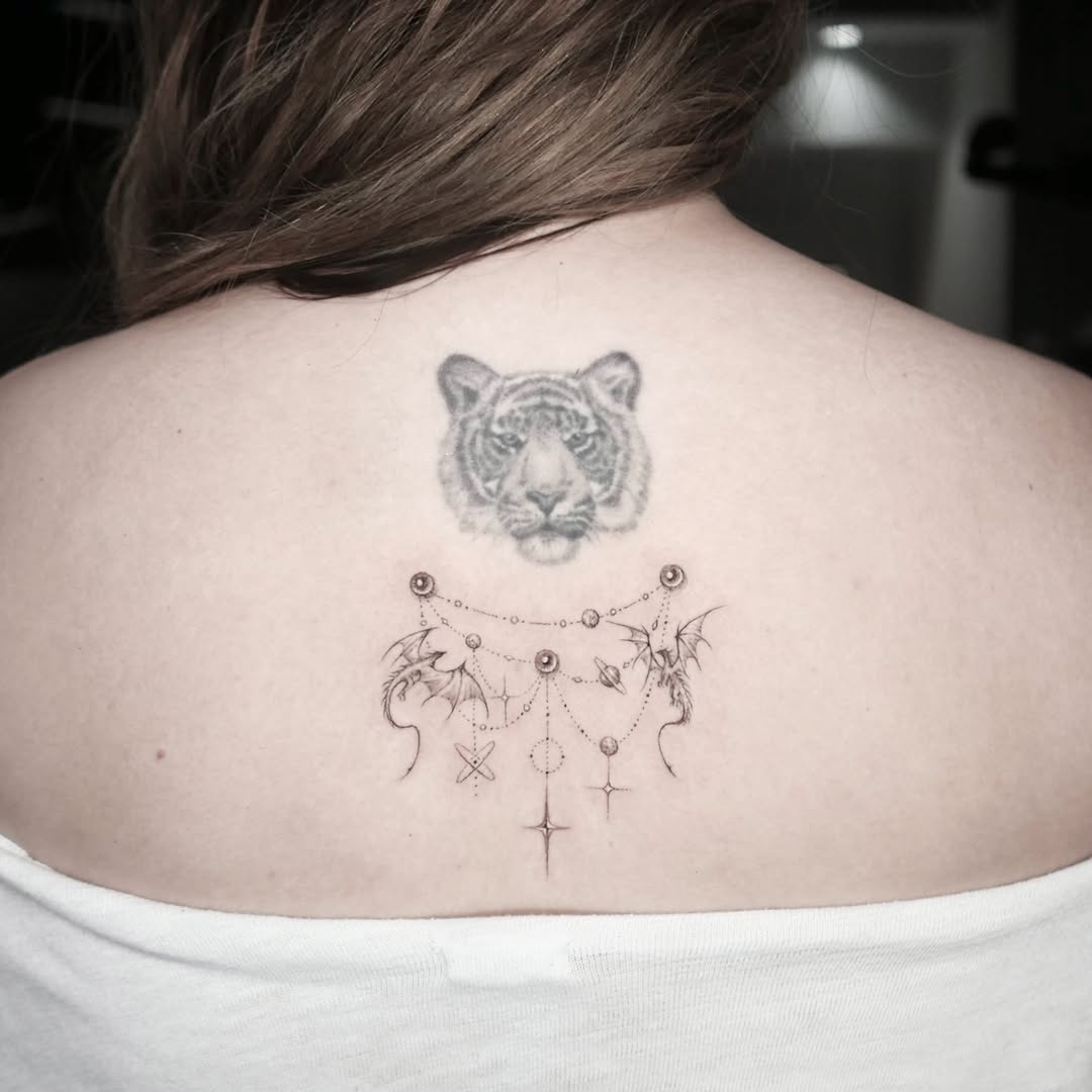 Ariel Winter at Bang Bang Tattoo with fresh black ink