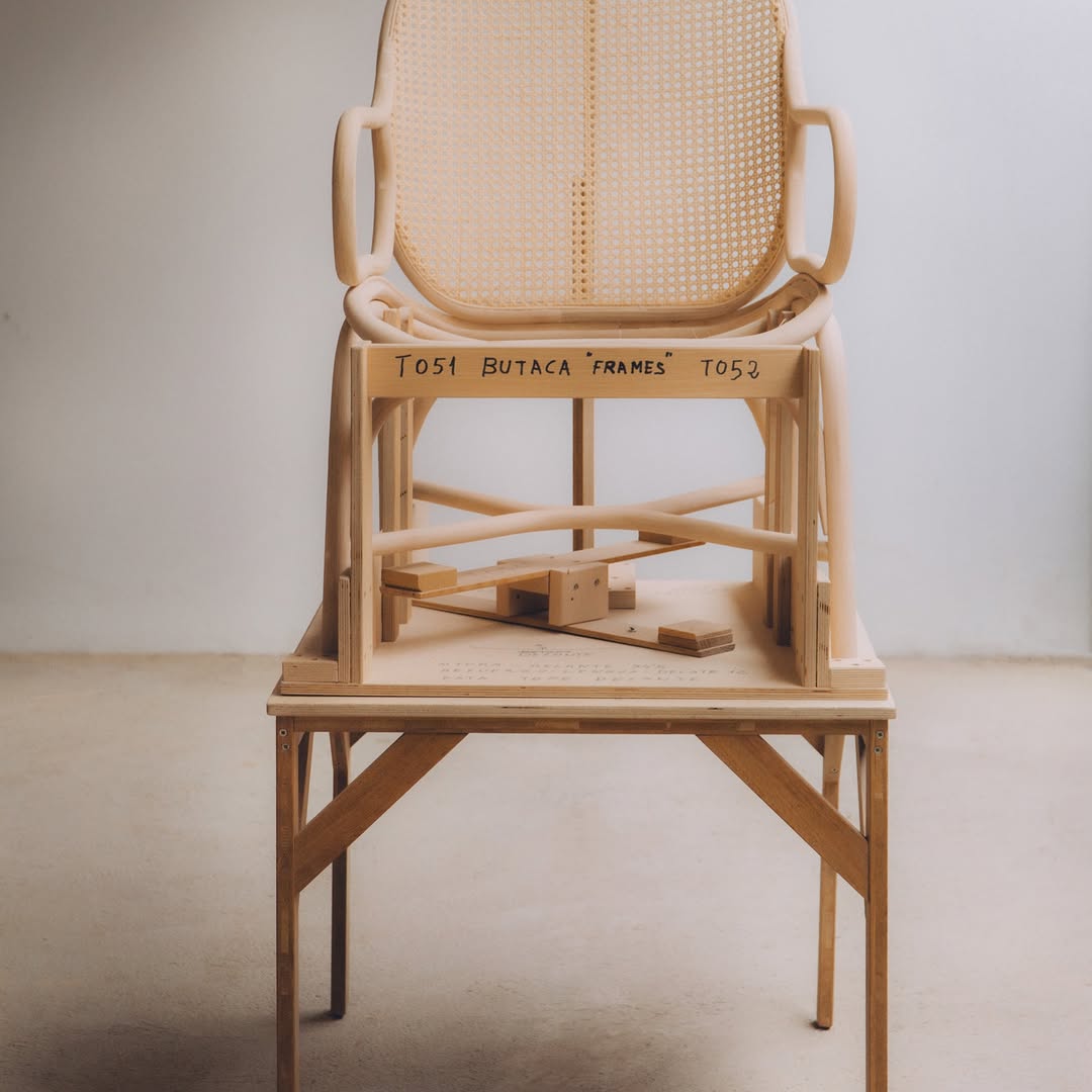 Rattan furniture made by hand at Expormim in a small Spanish town near Valencia
