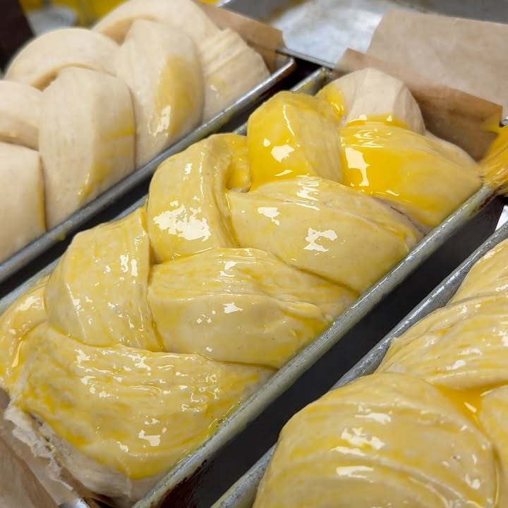 Golden, flaky, buttery croissant